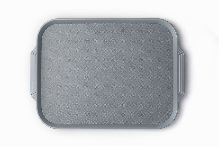 Поднос 45*34,5 см. серый поверхность классик (107) MGprof /1/10/