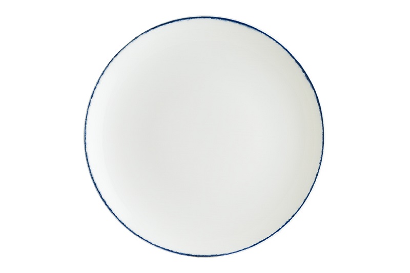 Тарелка d=270 мм. Ретро синий край, форма Гурмэ Bonna /1/12/624/