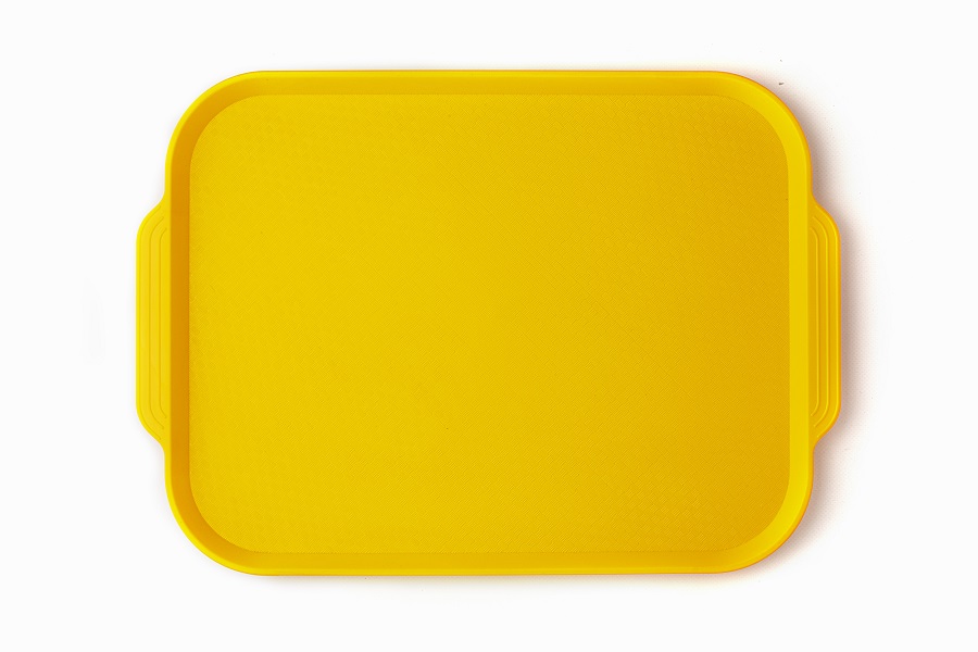 Поднос 45*34,5 см. желтый поверхность классик (108) MGprof /1/10/