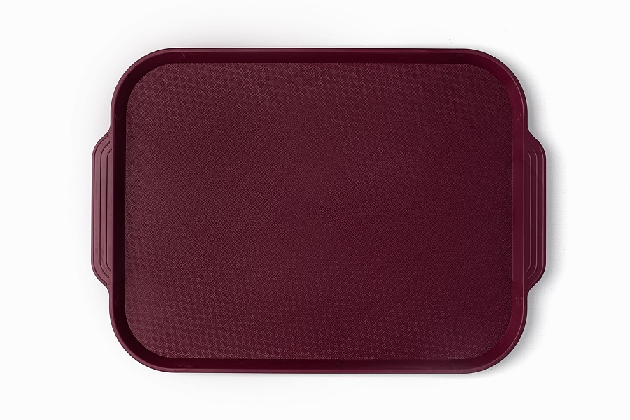 Поднос 45*34,5 см. вишневый поверхность классик (505) MGprof /1/10/