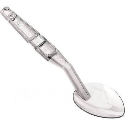 Ложка гарнирная 28 см., L ручки 20 см. прозрачная, поликарбонат (до +120°C) MGprof /1/10/400/