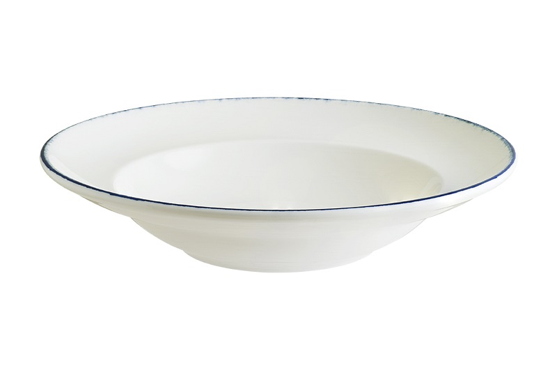 Тарелка для пасты d=300 мм.  550 мл. Ретро синий край, форма Гурмэ Bonna /1/6/258/ ВДОХНОВЕНИЕ