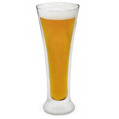 Стакан для пива 325 мл. d=80 мм. h=210 мм. с двойными стенками Термостекло VB /1/