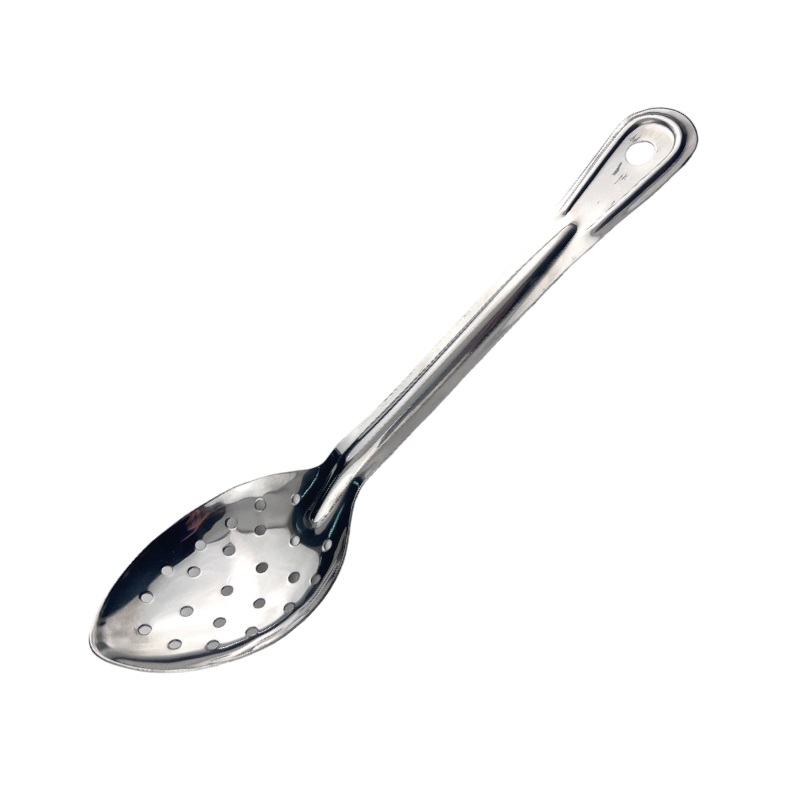 Ложка гарнирная 28,5 см., L ручки 19 см. круглая перфор. нерж MGsteel /1/72/