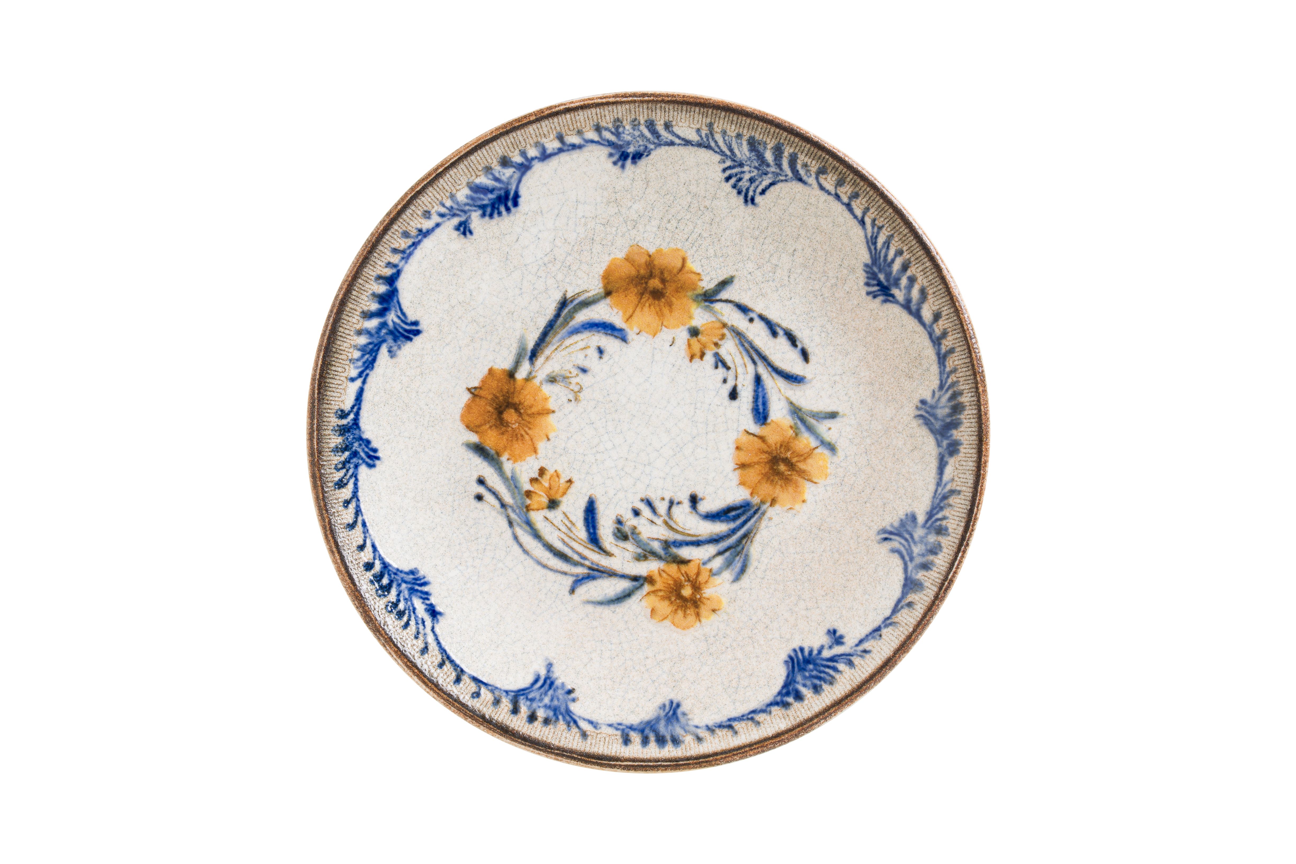 Тарелка d=210 мм. Ретро Флорал, форма Гурмэ Bonna /1/12/1080/ ВДОХНОВЕНИЕ