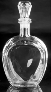 Штоф 0,5 л. h=190 мм. Сердце /1/15/ Штоф 0,5 л. h=190 мм. Сердце /1/15/