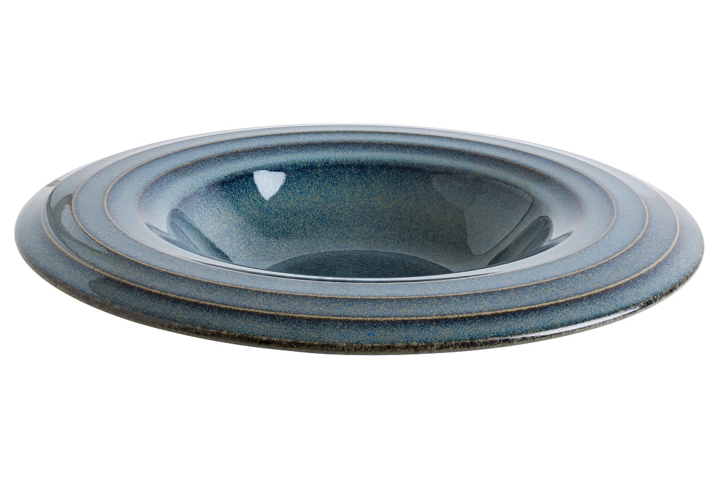 Тарелка для пасты d=280 мм.  400 мл. Оушн Хало широкая полоска Bonna /1/6/