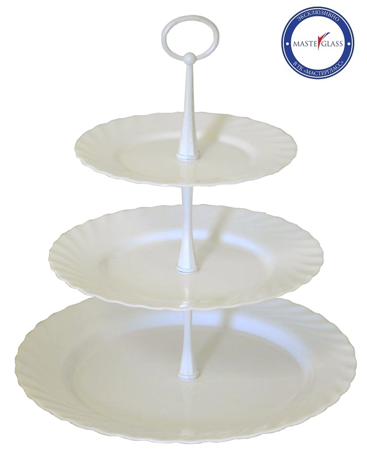 Этажерка 3-х ярусная d=19/24/31 см. h=35 см. Трианон NEW /1/ АКЦИЯ