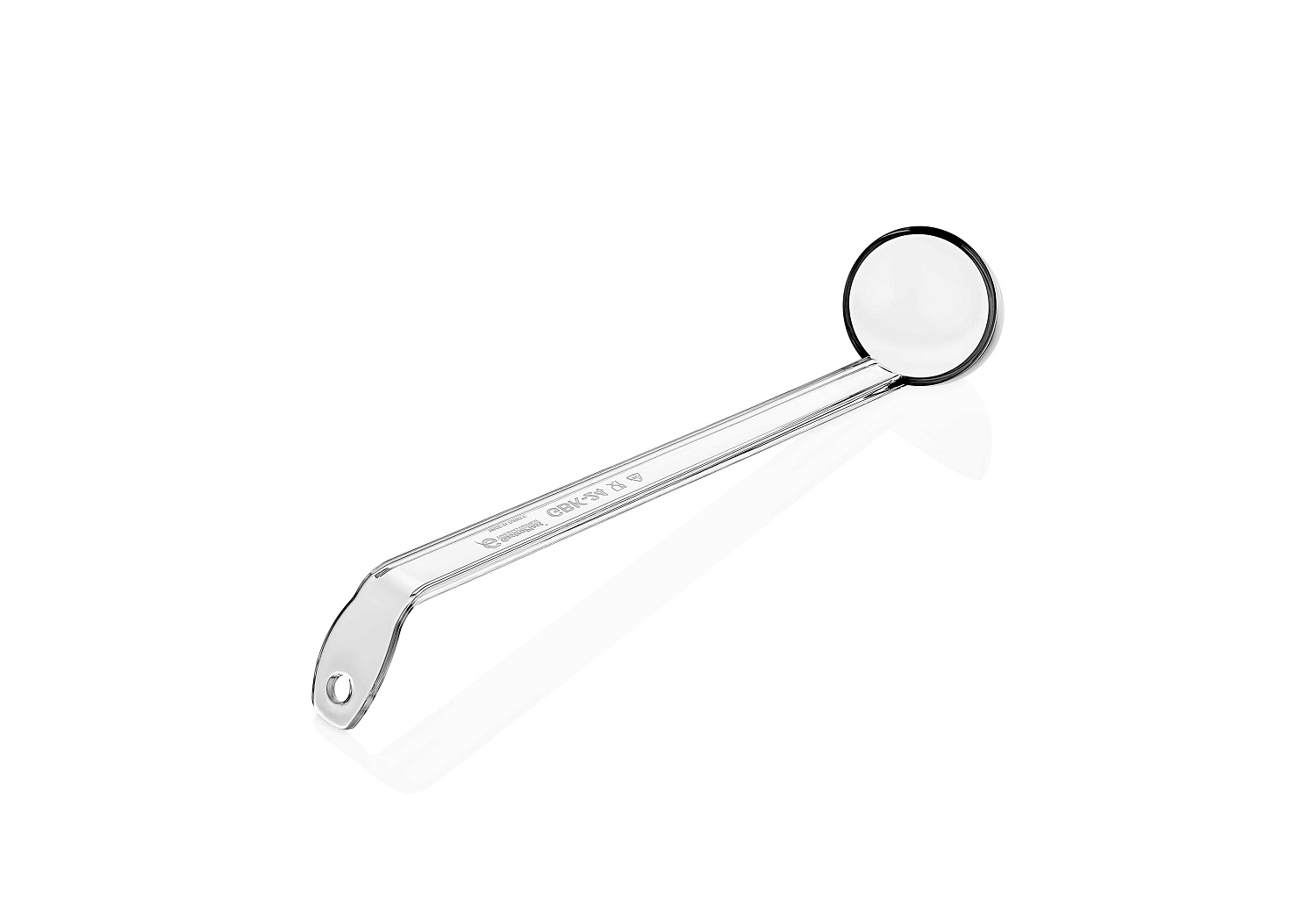 Половник 0,03 л. L ручки 24 см. d=6 см. поликарбонат, прозрачный GP /1/48/