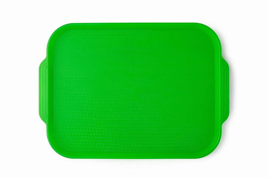 Поднос 45*34,5 см. ярко-зеленый поверхность классик (113) MGprof /1/10/