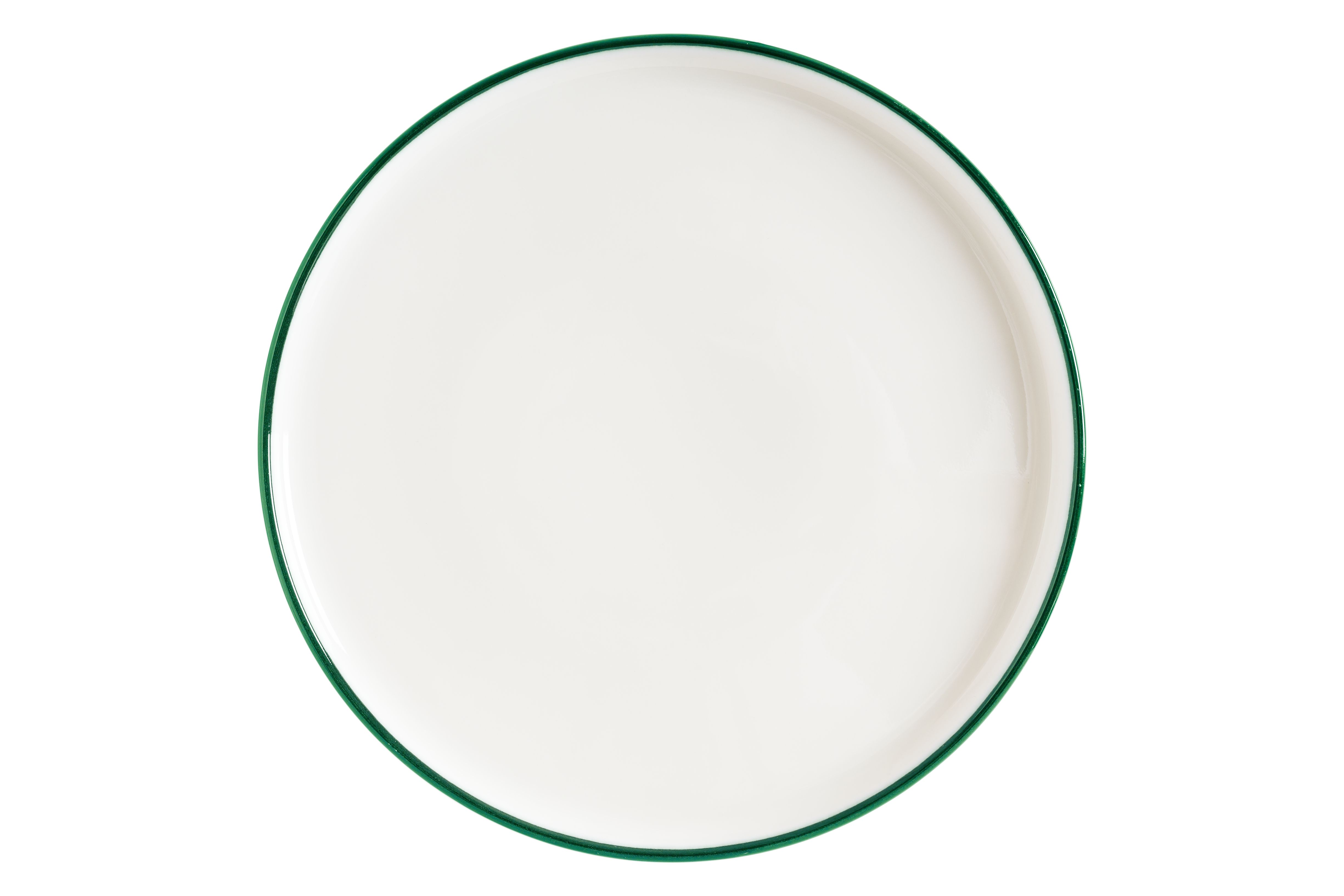 Тарелка d=250 мм. Линеа Зеленый, форма Хюгге Bonna /1/6/