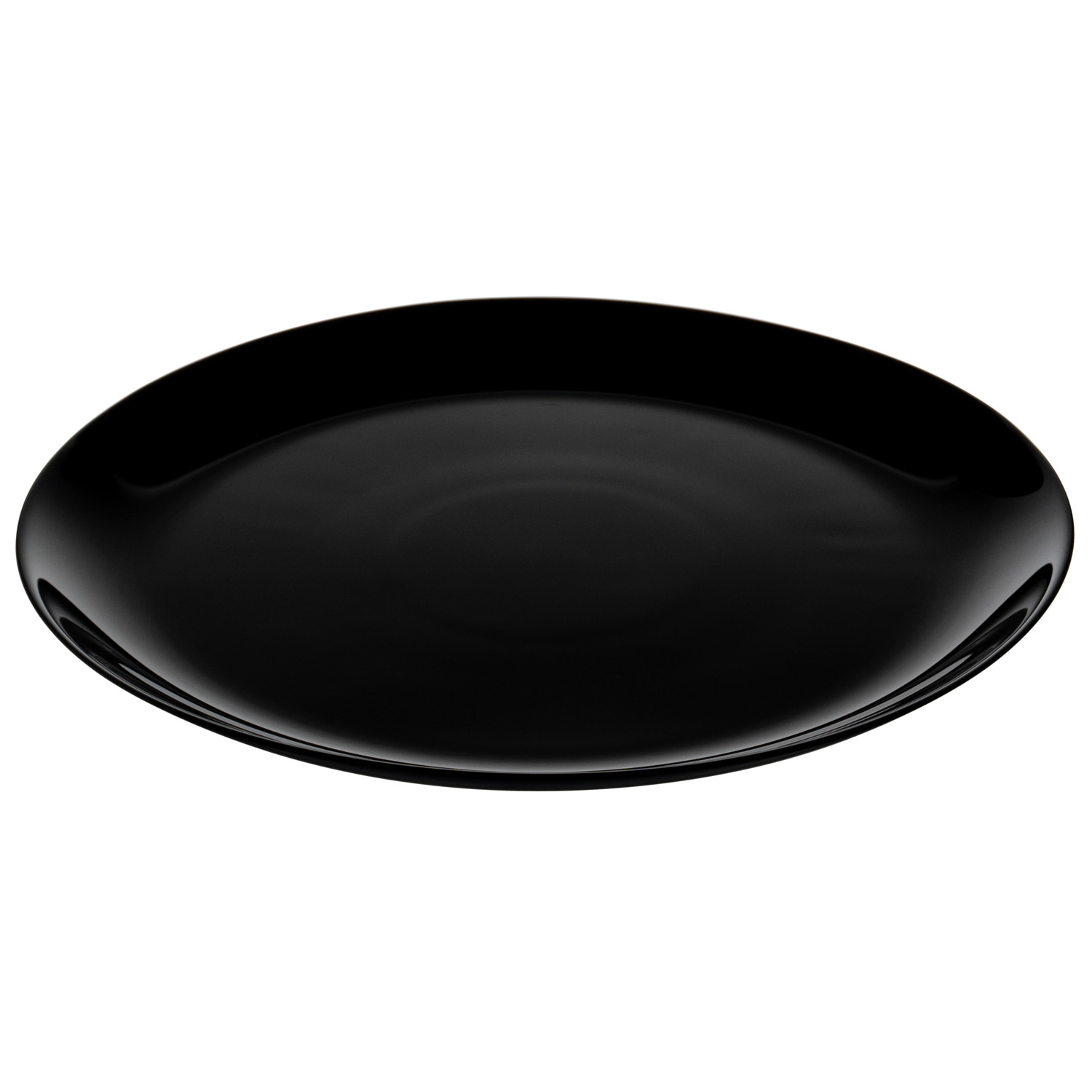 Тарелка d=270 мм. h=18 мм. без полей Эволюшн Блэк /6/24/960/
