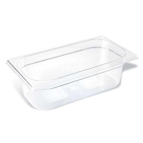 Гастроемкость 1/3 h=100 мм. 325*176 мм. 3,8 л. поликарб. прозрач. /1/24/