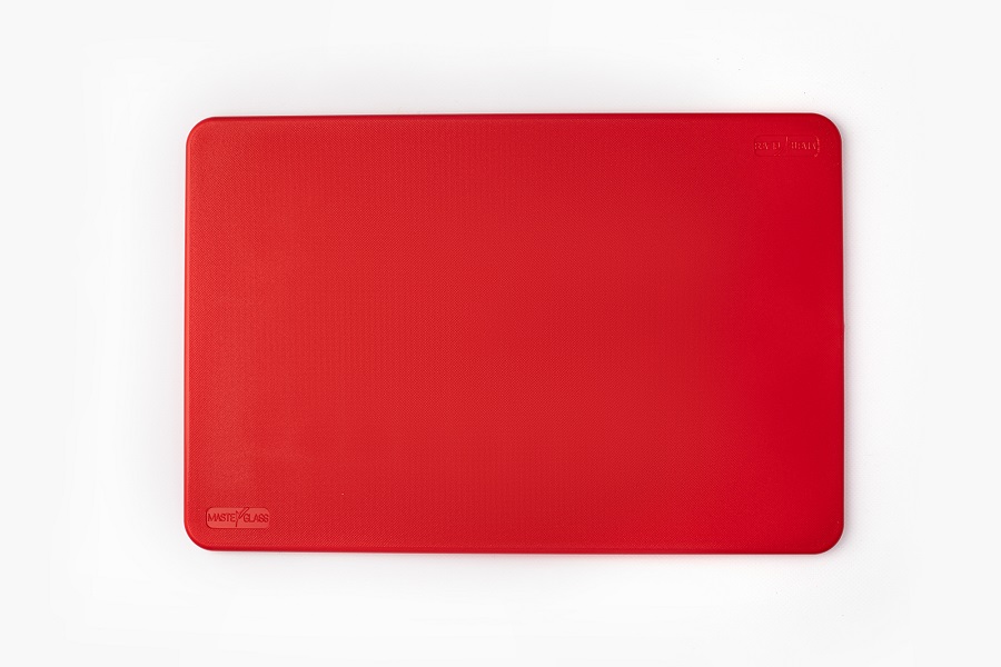 Доска разделочная п/п 450*300*11 мм. красная поверхность шагрень MGprof /1/10/