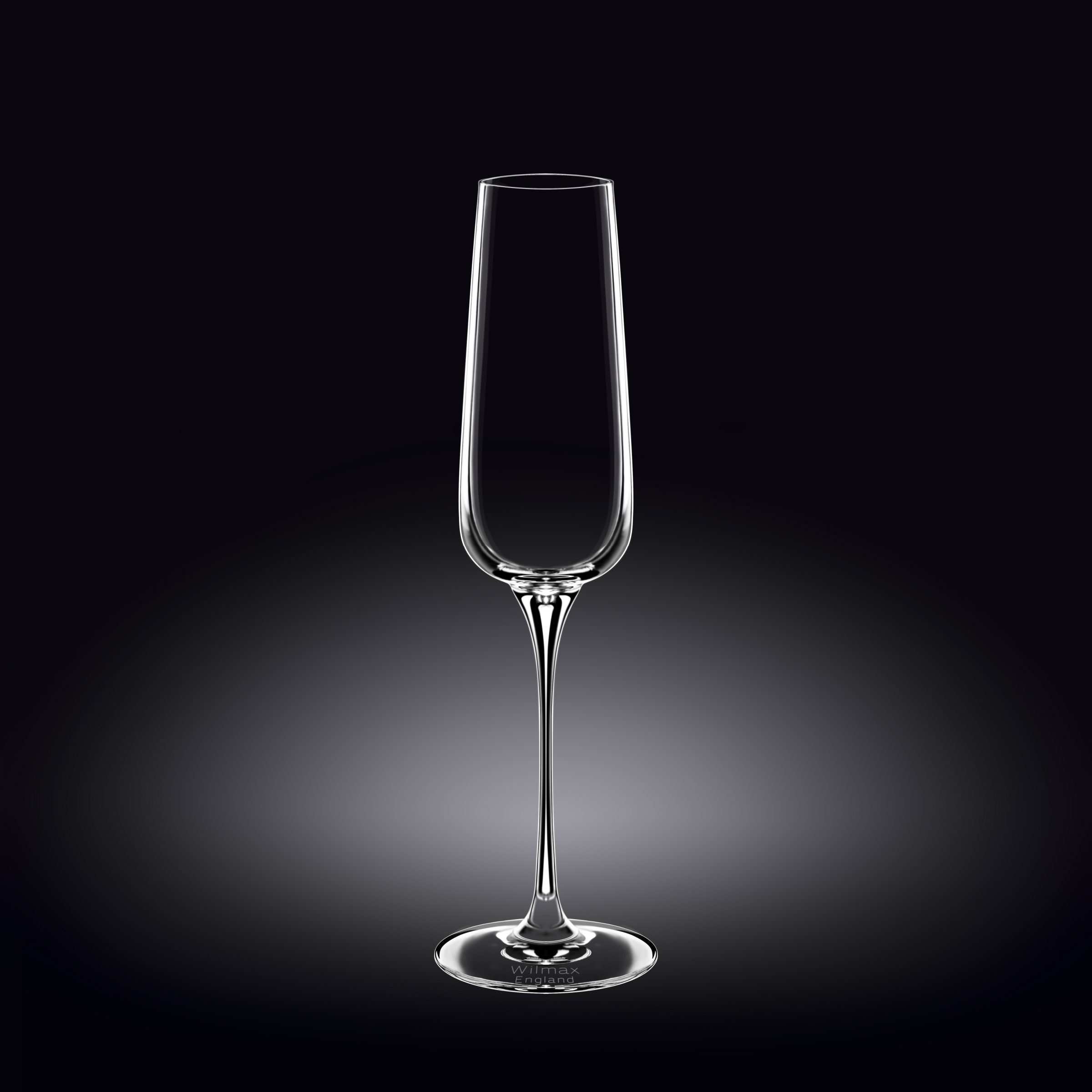 Бокал-флюте 270 мл. d=45 мм. h=270 мм. хр.стекло Илона Wilmax /2/24/ АКЦИЯ