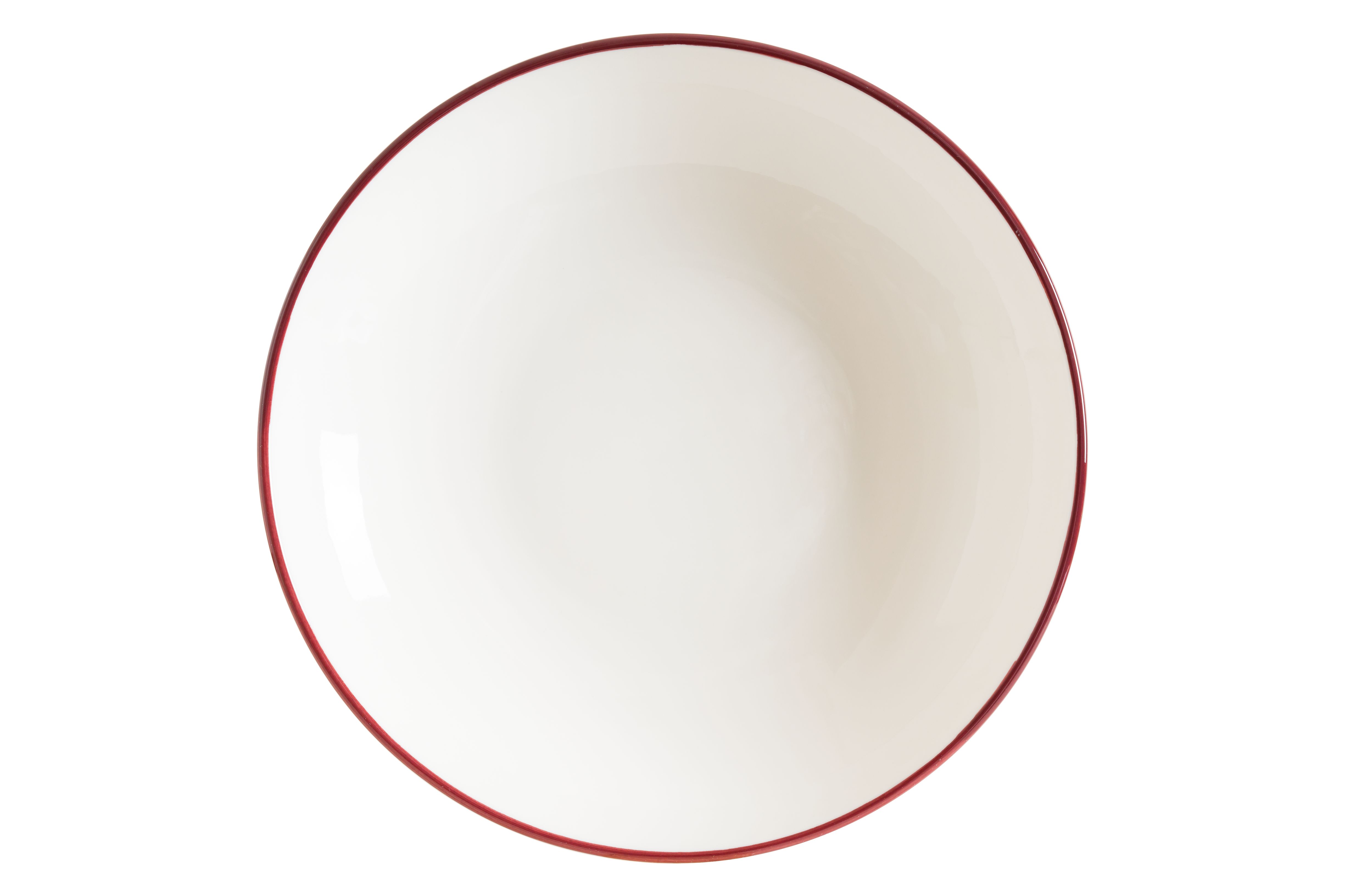 Тарелка d=230 мм. глубокая 1000 мл. Линеа Бургундия, форма Банкет Bonna /1/6/558/