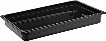 Гастроемкость 1/1 h= 65 мм. 530*325 мм. 6 л. поликарб. черная GP /1/