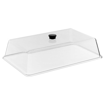 Крышка 41*26 см. h=10 см. поликарбонат, прозрачная (поднос 76860, 76844, 76852) GP /1/12/
