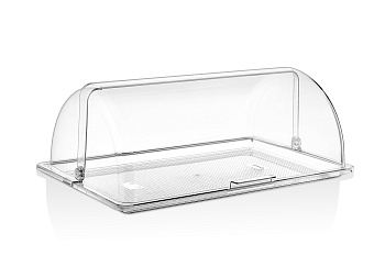 Крышка Roll-Top GN1/1 53*32,5 см. h=18,5 см. поликарбонат, прозрачная (поднос 76838, 76846) GP /1/6/