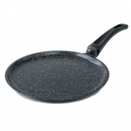 Сковорода для блинов d=24 см. h=1,7 см. 0,65 л. алюм. с антиприг.покрыт. в крапинку /1/10/