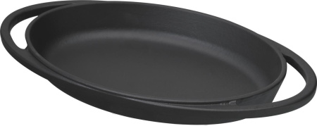 Сковорода порц. 21*2,5*14 см. чугун. 0,5 л. овальная с 2 ручками LAVA /1/ Сковорода порц. 21*2,5*14 см. чугун. 0,5 л. овальная с 2 ручками LAVA /1/