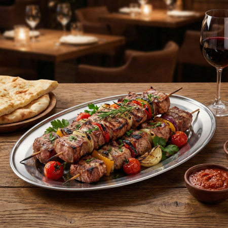 Блюдо овальное нерж. 41*29 см. MGsteel /1/36/