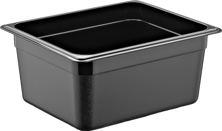 Гастроемкость 1/2 h=150 мм. 325*265 мм. 8 л. п/п черная GP /1/12/