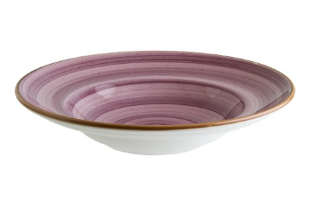 Тарелка d=270 мм. глубокая 450 мл. h=56 мм. Блэкберри, форма Гурмэ Bonna /1/6/408/