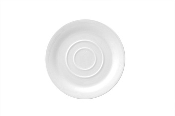 Блюдце d=165 мм. Белый Ариан (чашка 52517) /1/12/ АКЦИЯ
