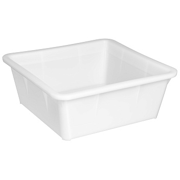 Контейнер для теста 430*430*160 мм. (-30/+60°C) конусный, сплошной, морозостойкий, белый, полиэт. /1/300/ Контейнер для теста 430*430*160 мм. (-30/+60°C) конусный, сплошной, морозостойкий, белый, полиэт. /1/300/