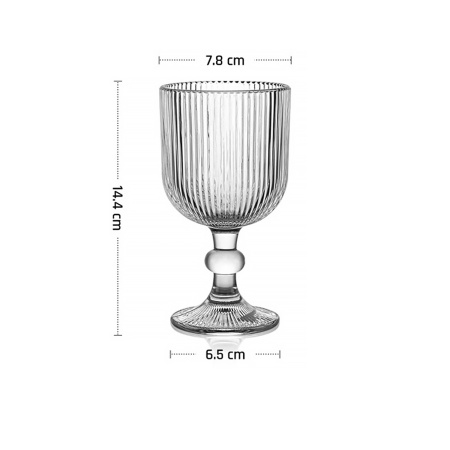 Бокал для вина 260 мл. d=78/65 мм. h=114 мм. MGline /6/24/