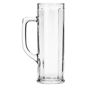 Кружка для пива  500 мл. d=75 мм. h=218 мм. с гранями Данубио Borgonovo /1/6/96/384/