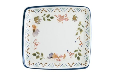 Тарелка квадр. 150*140 мм. без полей Спринг, форма Мув Bonna /1/12/2268 АКЦИЯ