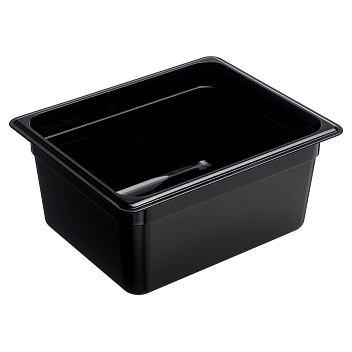 Гастроемкость 1/2 h=150 мм. 325*265 мм. 8,7 л. поликарб. черная GP /1/