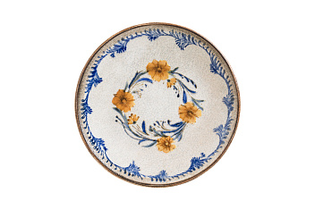 Тарелка d=170 мм. Ретро Флорал, форма Гурмэ Bonna /1/12/1728/ ВДОХНОВЕНИЕ