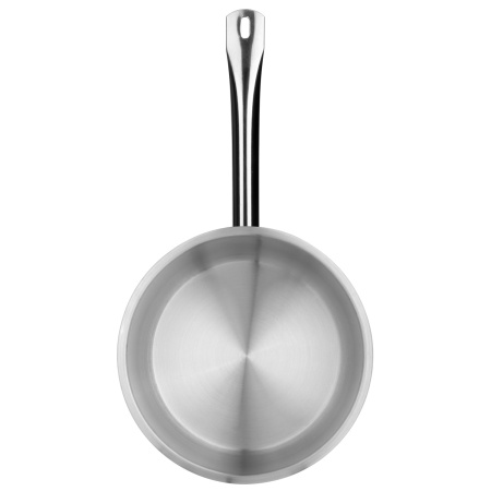 Сотейник 5,0 л. нерж. d=24 см. h=11 см. б/кр (индукция)(кр. 79198) MGsteel /1/