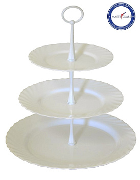 Этажерка 3-х ярусная d=19/24/31 см. h=35 см. Трианон /1/