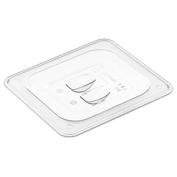 Крышка для гастроем. 1/6 поликарб. прозрачная GP /1/