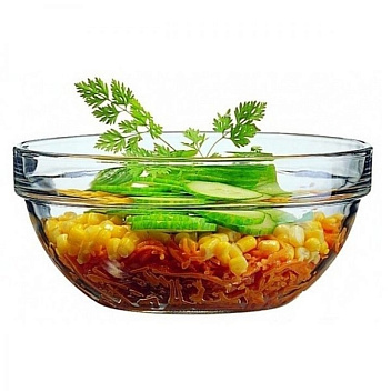 Салатник d=170 мм.  415 мл. h=75 мм. штабелир. /6/576/