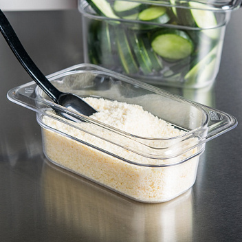 Гастроемкость 1/9 h= 65 мм. 176*108 мм. 0,6 л. поликарб. прозрач. /1/30/