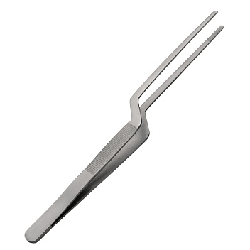 Щипцы (пинцет) 20 см. изогнутые, нерж. MGsteel /1/288/ Щипцы (пинцет) 20 см. изогнутые, нерж. MGsteel /1/288/