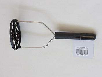 Картофелемялка 250 мм. 95*70 мм. нерж. с пластик. ручкой /1/144/ Картофелемялка 250 мм. 95*70 мм. нерж. с пластик. ручкой /1/144/