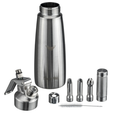 Сифон (кремер) для взбивания сливок  0,5 л. нерж./нерж. MasterWhip /1/