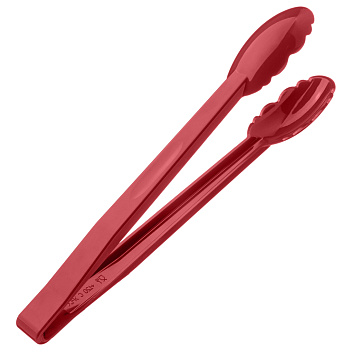 Щипцы универсальные 30 см. красные поликарбонат (до +120°C) MGprof /1/20/ 