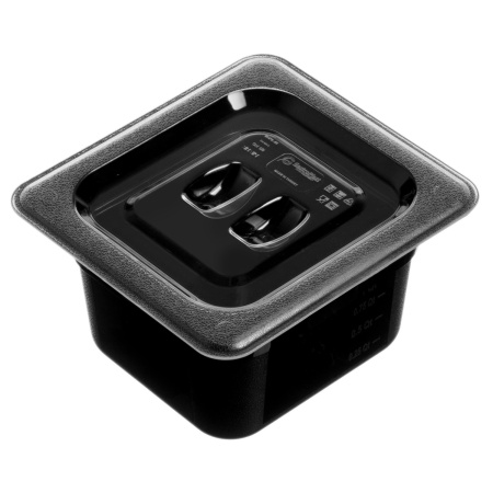 Крышка для гастроем.нерж 1/6 поликарб.прозрач. (-40/+99С) (гастр.39082,39083,39084,39085) GP/1/48/