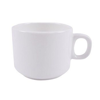 Чашка 200 мл. чайная d=75 мм. h=60 мм. Белый Ариан (блюдце 52381, 52382)  /1/12/ ЛЕТО