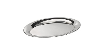 Поднос для подачи овальный 20*14,5 мм нерж. APS /1/ АКЦИЯ