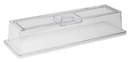 Крышка GN2/4 53*16,2 см. h=10,5 см. поликарбонат, прозрачная APS /1/