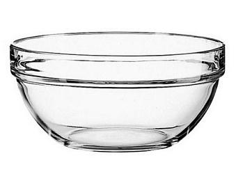 Салатник d=120 мм. 350 мл. h=52 мм. закален. штабелир. Шеф /48/1440/