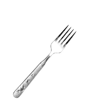Вилка столовая детская Колобок 18/10 1,5 мм 14,7 см. /1/300/ Вилка столовая детская Колобок 18/10 1,5 мм 14,7 см. /1/300/
